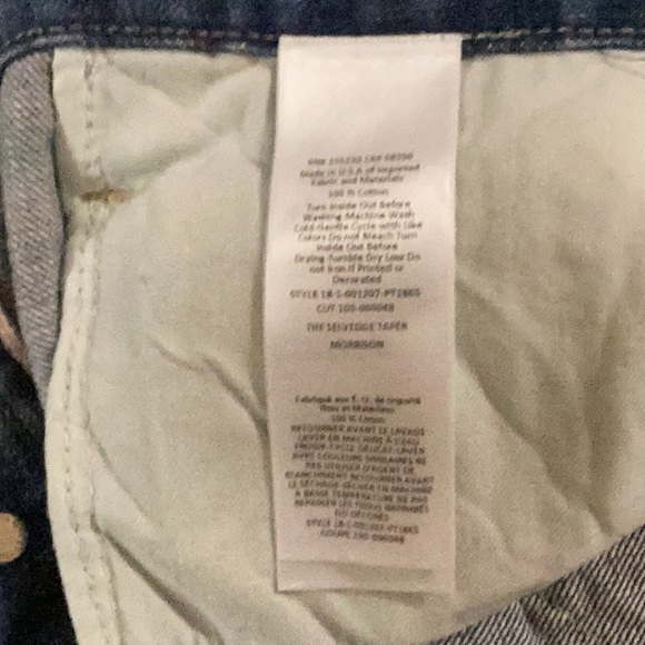 Current/Elliot Selvedge Tapered Jean Sz 23.Includes freezer bag & original tags. - Picture 13 of 13